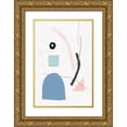 thumbnail image 1 of PI Studio  11x14 Gold Ornate Wood Framed with Double Matting Museum Art Print Titled - Precision II Blush Version, 1 of 4