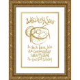 thumbnail image 1 of PI Studio 11x14 Gold Ornate Wood Framed with Double Matting Museum Art Print Titled - Whiskey sour Gold, 1 of 4