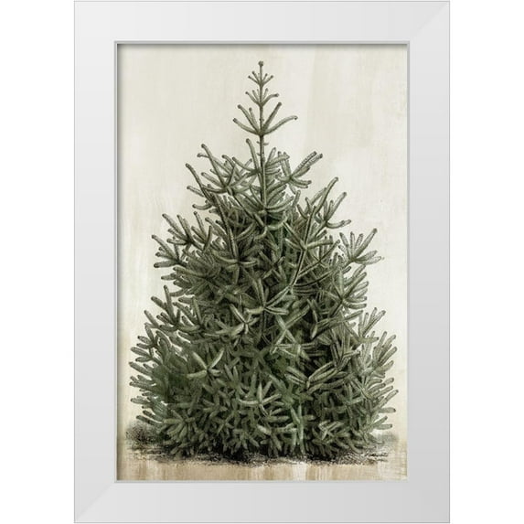 PI Studio 11x14 White Modern Wood Framed Museum Art Print Titled - Forest Beauty