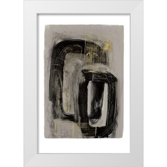 PI Studio 11x14 White Modern Wood Framed Museum Art Print Titled - Gilt I