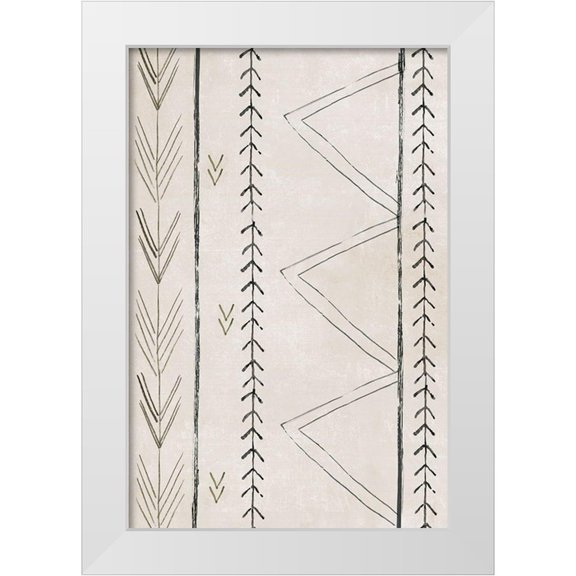 PI Studio 11x14 White Modern Wood Framed Museum Art Print Titled - Moroccan Touch II