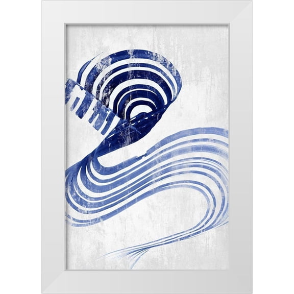 PI Studio 11x14 White Modern Wood Framed Museum Art Print Titled - Rhumba III
