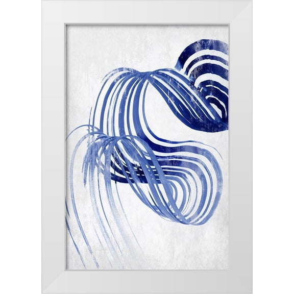 PI Studio 11x14 White Modern Wood Framed Museum Art Print Titled - Rhumba I