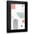 thumbnail image 1 of PI Studio 11x18 Black Modern Framed Museum Art Print Titled - Complementary Forms II, 1 of 5