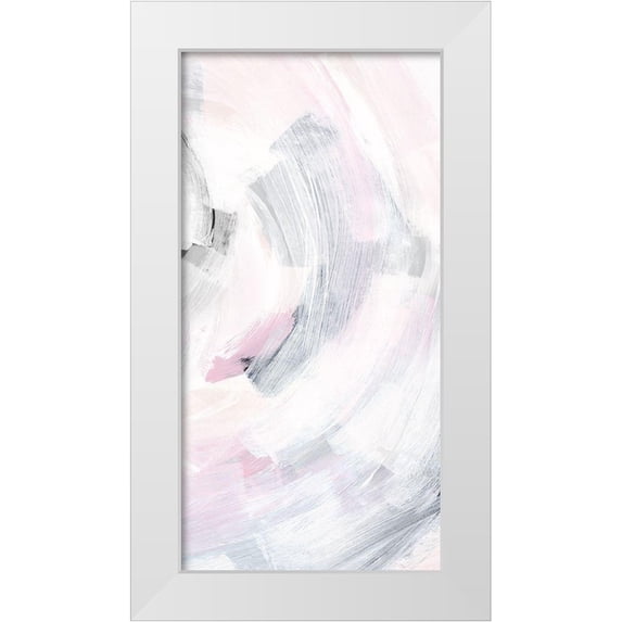 PI Studio 11x18 White Modern Wood Framed Museum Art Print Titled - Neutral Breeze II