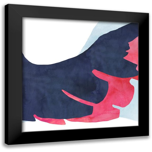 PI Studio 12x12 Black Modern Framed Museum Art Print Titled - Flight