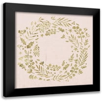 PI Studio 12x12 Black Modern Framed Museum Art Print Titled - Holiday Mood
