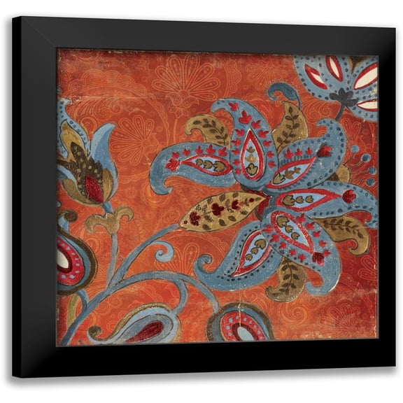 PI Studio 12x12 Black Modern Framed Museum Art Print Titled - Spice Trade I