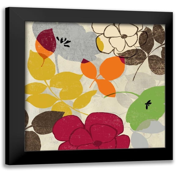 PI Studio 12x12 Black Modern Framed Museum Art Print Titled - Whimsy