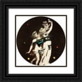 thumbnail image 1 of PI Studio 12x12 Black Ornate Wood Framed with Double Matting Museum Art Print Titled - Love Asunder I, 1 of 4