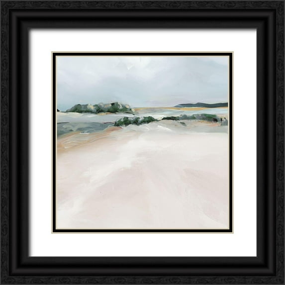 PI Studio 12x12 Black Ornate Wood Framed with Double Matting Museum Art Print Titled - Shimmering Path