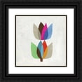 thumbnail image 1 of PI Studio 12x12 Black Ornate Wood Framed with Double Matting Museum Art Print Titled - Tulip II, 1 of 4
