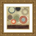 thumbnail image 1 of PI Studio 12x12 Gold Ornate Wood Framed with Double Matting Museum Art Print Titled - Circles I, 1 of 4