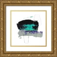 thumbnail image 1 of PI Studio 12x12 Gold Ornate Wood Framed with Double Matting Museum Art Print Titled - Splash II, 1 of 4