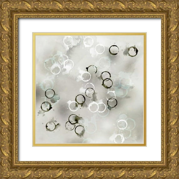 PI Studio 12x12 Gold Ornate Wood Framed with Double Matting Museum Art Print Titled - Stains II