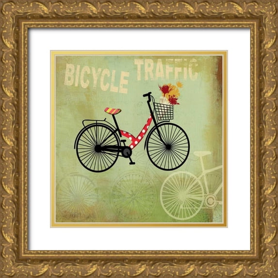 PI Studio 12x12 Gold Ornate Wood Framed with Double Matting Museum Art Print Titled - Sumptious I