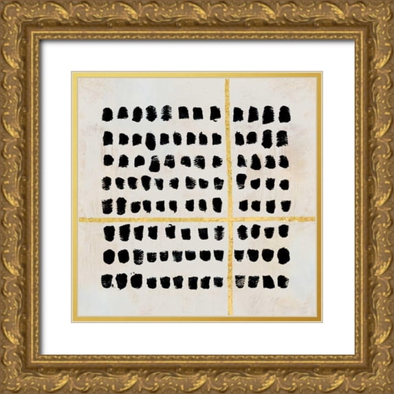 PI Studio 12x12 Gold Ornate Wood Framed with Double Matting Museum Art Print Titled - Time
