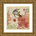 thumbnail image 1 of PI Studio 12x12 Gold Ornate Wood Framed with Double Matting Museum Art Print Titled - Under the Sea I, 1 of 4