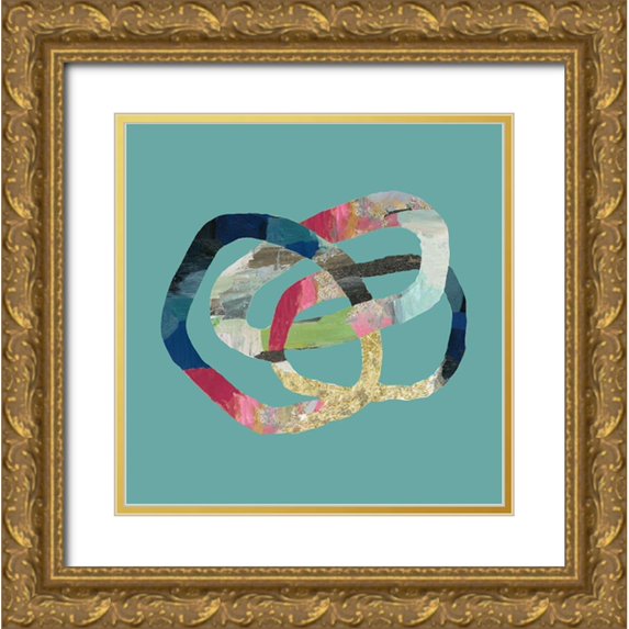 PI Studio 12x12 Gold Ornate Wood Framed with Double Matting Museum Art Print Titled - Undivided I