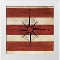 thumbnail image 1 of PI Studio 12x12 White Modern Wood Framed Museum Art Print Titled - Compass, 1 of 4