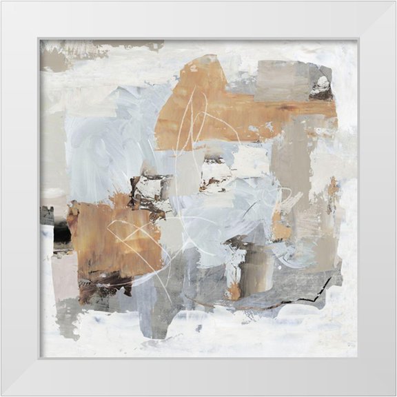 PI Studio 12x12 White Modern Wood Framed Museum Art Print Titled - Dancing in the Sun