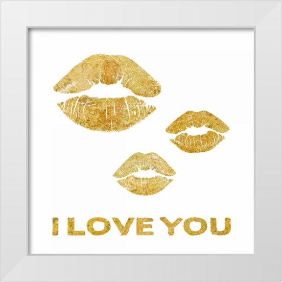 PI Studio 12x12 White Modern Wood Framed Museum Art Print Titled - Happily Ever After Border