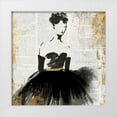 thumbnail image 1 of PI Studio 12x12 White Modern Wood Framed Museum Art Print Titled - Lady in Black II, 1 of 4