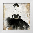 thumbnail image 1 of PI Studio 12x12 White Modern Wood Framed Museum Art Print Titled - Lady in Black I, 1 of 4