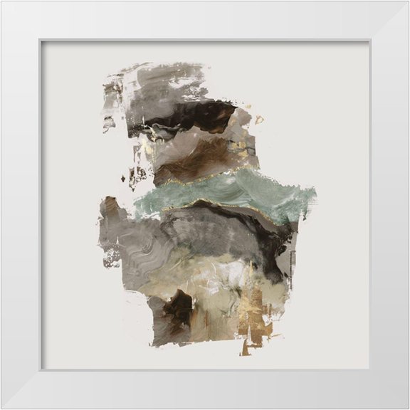 PI Studio 12x12 White Modern Wood Framed Museum Art Print Titled - Return to Spring