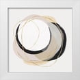 thumbnail image 1 of PI Studio  12x12 White Modern Wood Framed Museum Art Print Titled - Ring of Gold I, 1 of 4