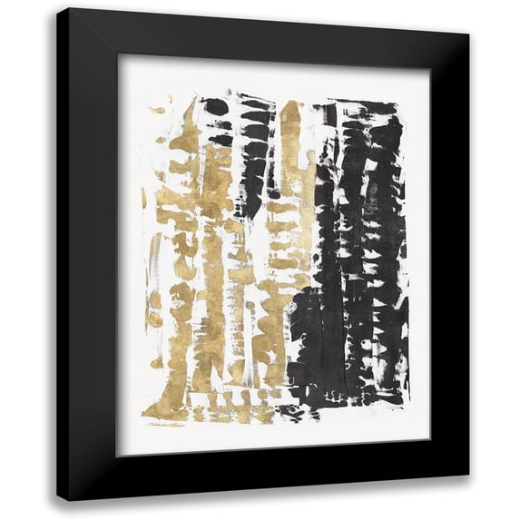 PI Studio 12x14 Black Modern Framed Museum Art Print Titled - Aureate III