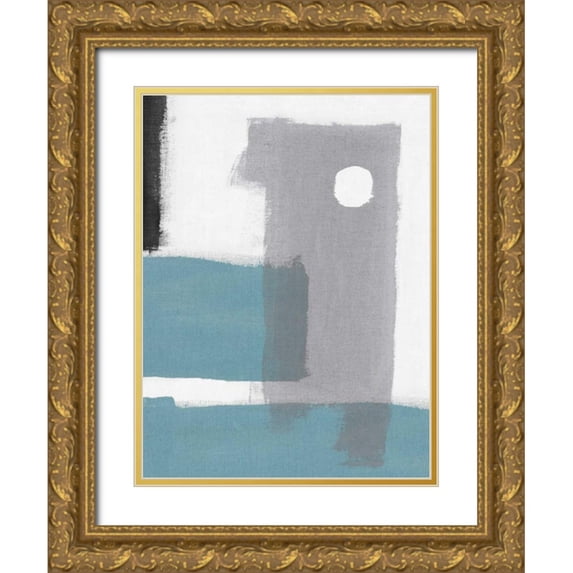 PI Studio 12x14 Gold Ornate Wood Framed with Double Matting Museum Art Print Titled - Silence II