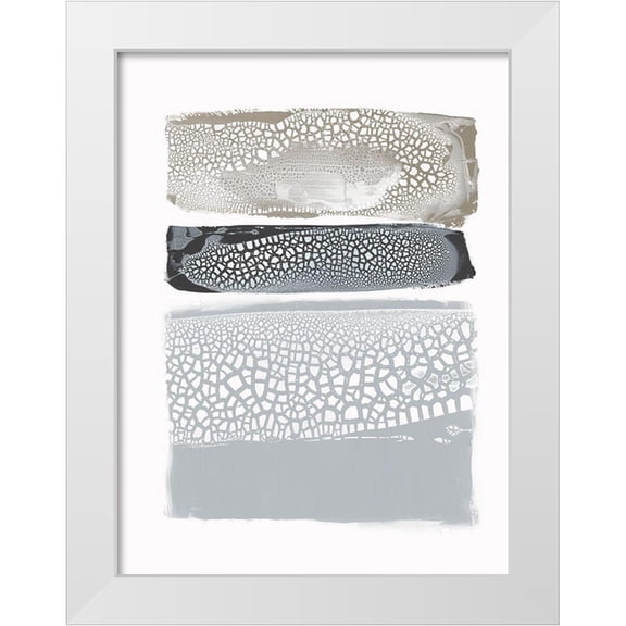 PI Studio 12x14 White Modern Wood Framed Museum Art Print Titled - Sparkling Together III