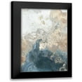 thumbnail image 1 of PI Studio 13x18 Black Modern Framed Museum Art Print Titled - Ocean Splash II Indigo Version, 1 of 5