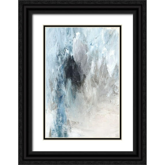 PI Studio 13x18 Black Ornate Wood Framed with Double Matting Museum Art Print Titled - Winter Wonderland I