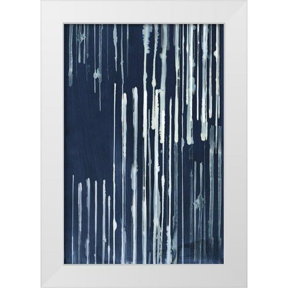 PI Studio 13x18 White Modern Wood Framed Museum Art Print Titled - Pillars of Life I