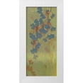thumbnail image 1 of PI Studio 13x24 White Modern Wood Framed Museum Art Print Titled - Blue Ivy, 1 of 4