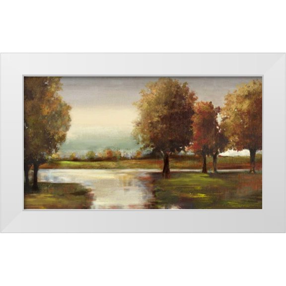 PI Studio 14x10 White Modern Wood Framed Museum Art Print Titled - Solitude