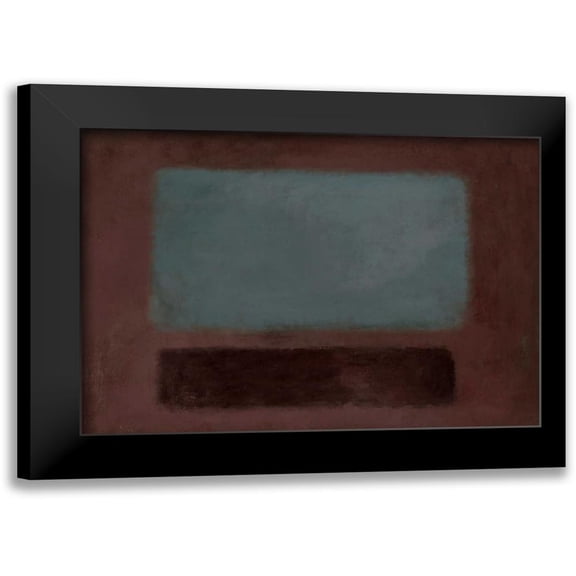 PI Studio 14x11 Black Modern Framed Museum Art Print Titled - Blue Rush