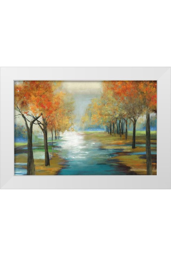 PI Studio 14x11 White Modern Wood Framed Museum Art Print Titled - Glittering Sprites