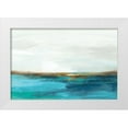 thumbnail image 1 of PI Studio 14x11 White Modern Wood Framed Museum Art Print Titled - Pastoral Landscape, 1 of 4
