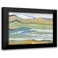 thumbnail image 1 of PI Studio 14x12 Black Modern Framed Museum Art Print Titled - Goodbye Summer On The HillsÂ&nbsp;, 1 of 5