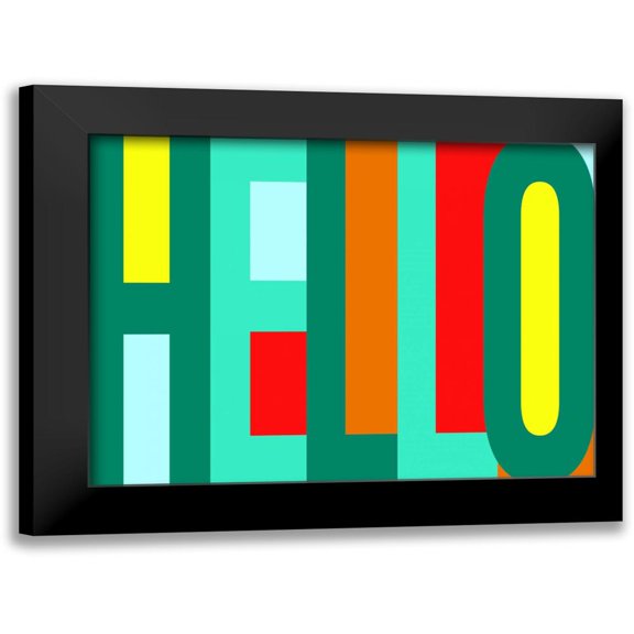 PI Studio 14x12 Black Modern Framed Museum Art Print Titled - Trattoria