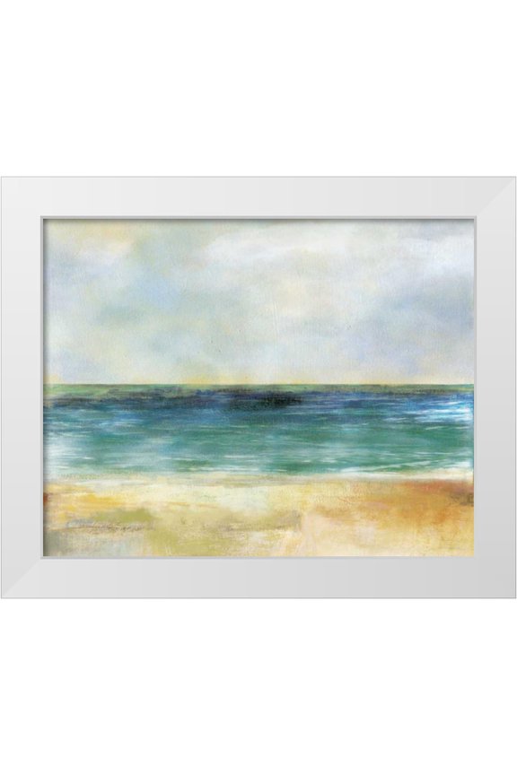 PI Studio 14x12 White Modern Wood Framed Museum Art Print Titled - Drifting