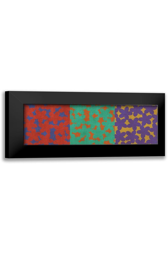 PI Studio 14x7 Black Modern Framed Museum Art Print Titled - Fun II