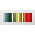 thumbnail image 1 of PI Studio 14x7 White Modern Wood Framed Museum Art Print Titled - Aurora Lights, 1 of 4