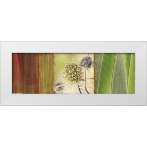 PI Studio 14x7 White Modern Wood Framed Museum Art Print Titled - Organics
