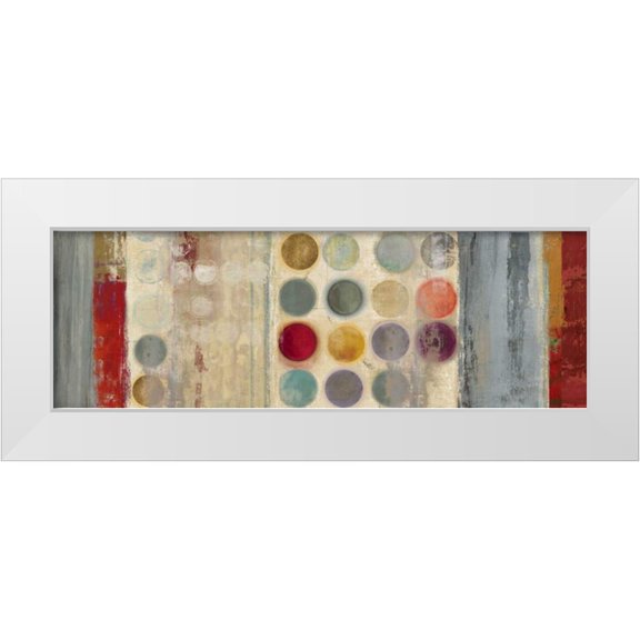 PI Studio 14x7 White Modern Wood Framed Museum Art Print Titled - Sundried and Spotted