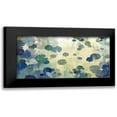 thumbnail image 1 of PI Studio 14x9 Black Modern Framed Museum Art Print Titled - Teal Lily, 1 of 5