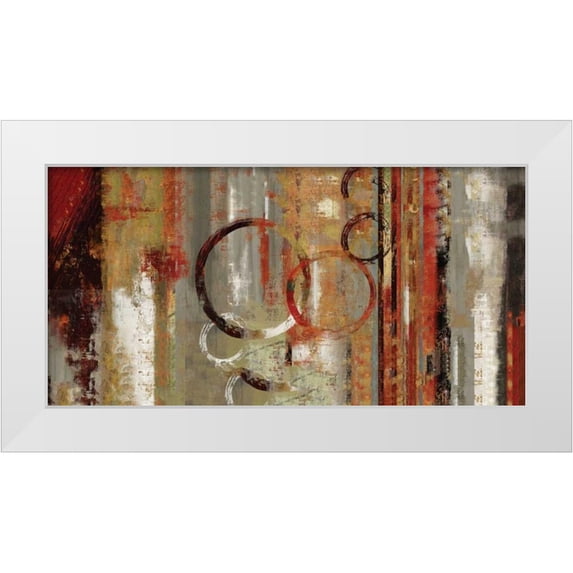 PI Studio 14x9 White Modern Wood Framed Museum Art Print Titled - Portage I